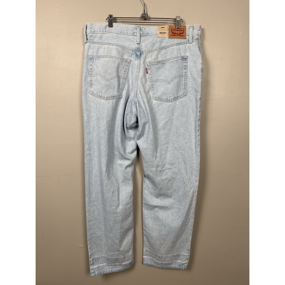 NWT Levis '94‎ Baggy Jeans 33x31 Blue Light Wash Distressed Denim Streetwear 90s - Picture 2 of 12